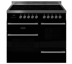 BRITANNIA  RC10XGIDEK Electric Induction Range Cooker - Gloss Black & Stainless Steel